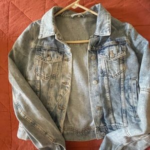 Free people rumors denim jacket size XS